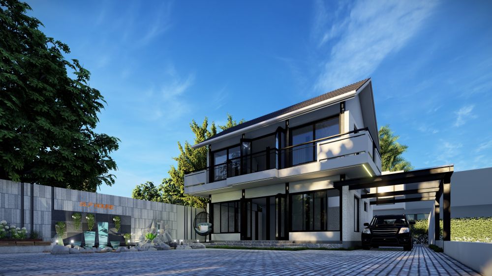 Nhà 2 tầng lắp ghép